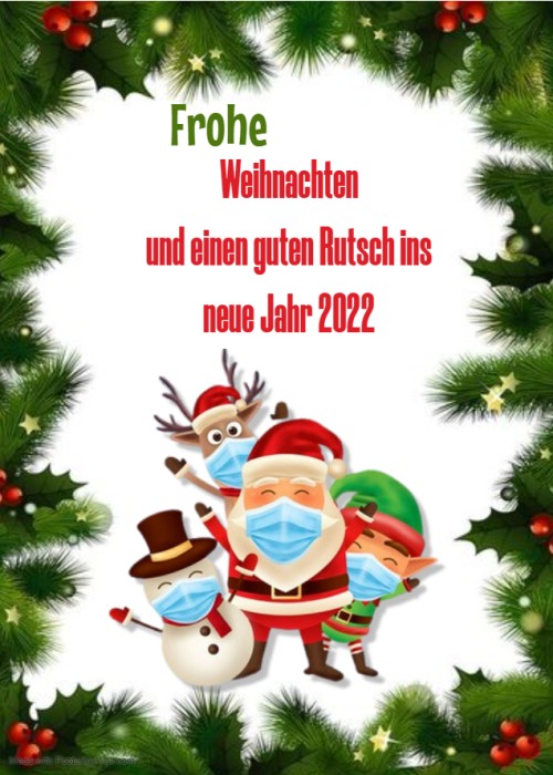 Weihnachten und ein gluckliches gutes Neues Jahr 2022